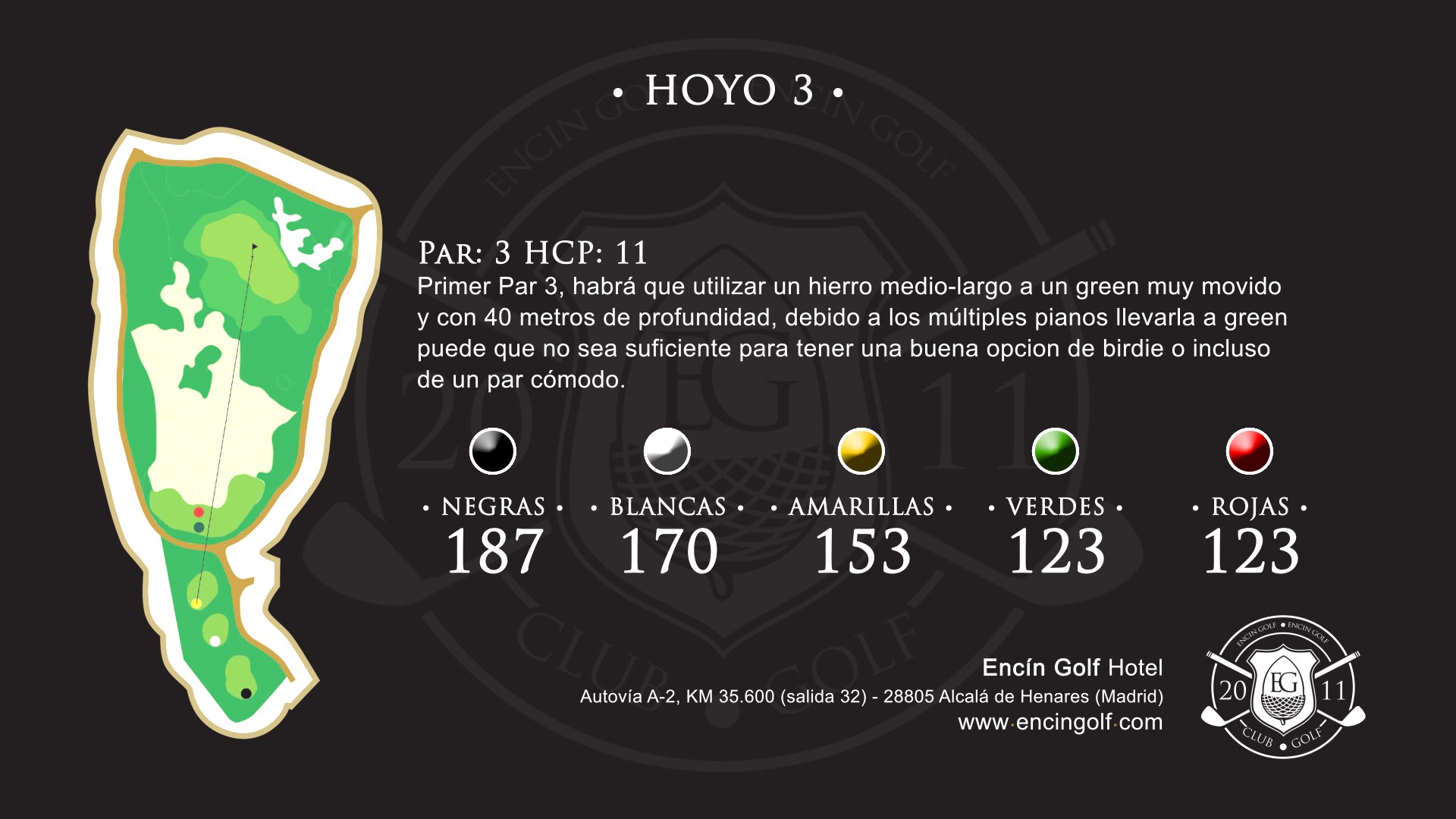 Hoyo 3 Encín Golf Hotel