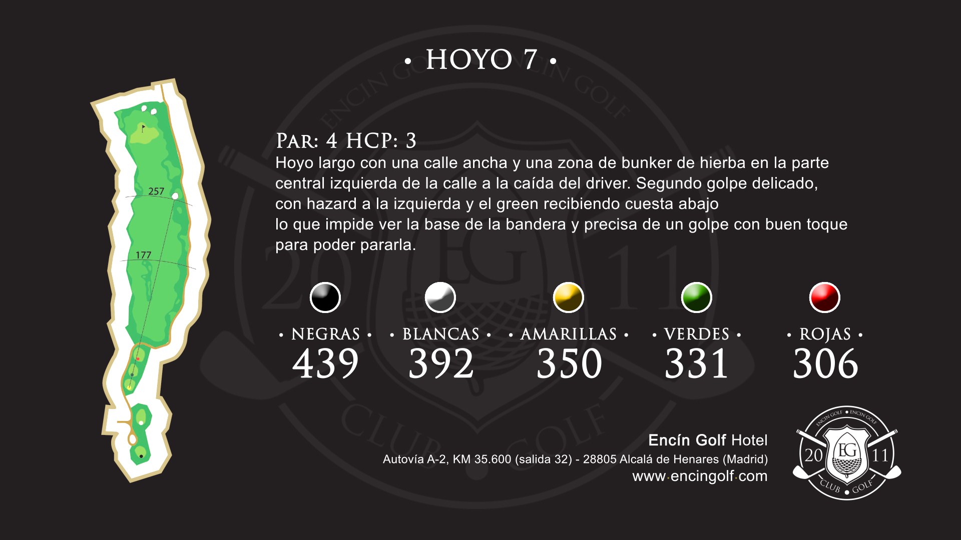 Hoyo 7 Encín Golf Hotel