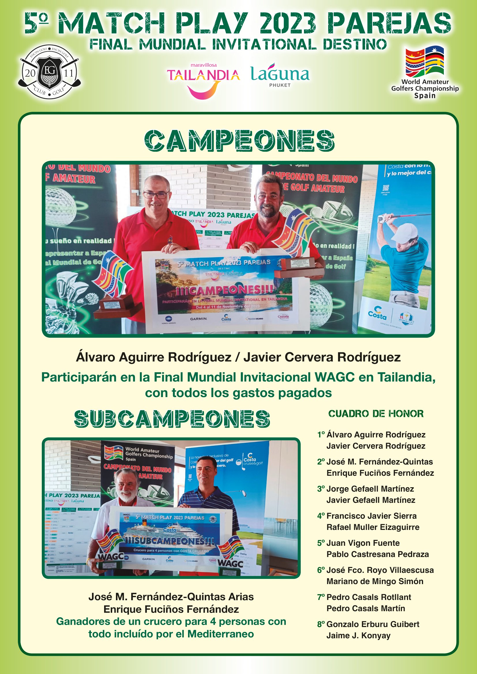 WAGC Encin Golf Spain 2023 Joaquin Molpeceres